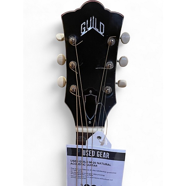 Used Guild M-20 Natural Acoustic Guitar