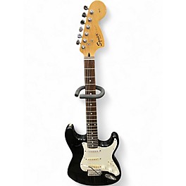 Used Squier Affinity Stratocaster Black Solid Body Electric Guitar