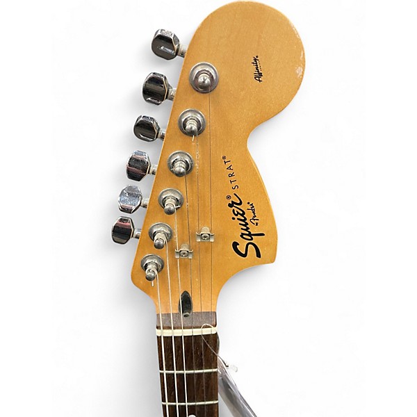 Used Squier Affinity Stratocaster Black Solid Body Electric Guitar