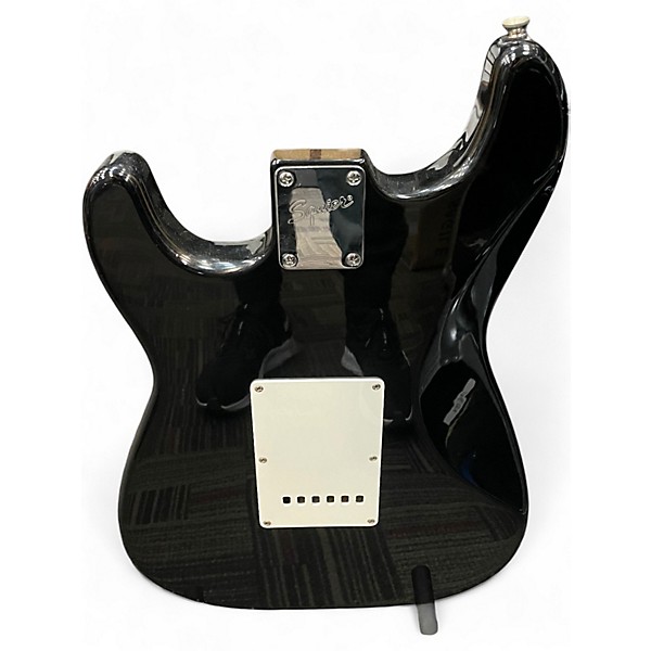 Used Squier Affinity Stratocaster Black Solid Body Electric Guitar