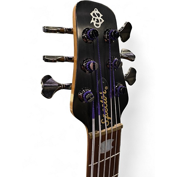 Used Spector NS6H2 Spalted Maple Electric Bass Guitar
