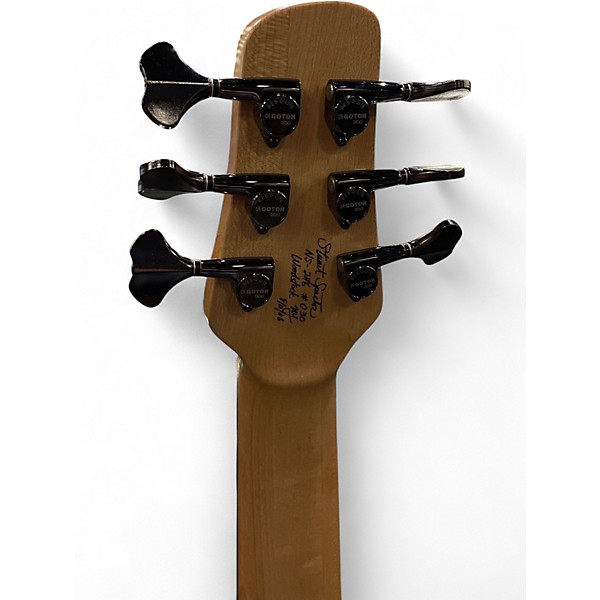 Used Spector NS6H2 Spalted Maple Electric Bass Guitar