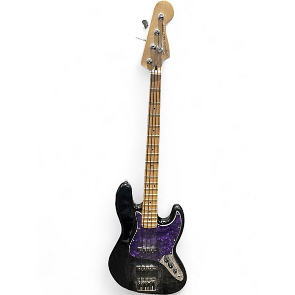 Used Squier Affinity Jazz Bass Black Electric Bass Guitar