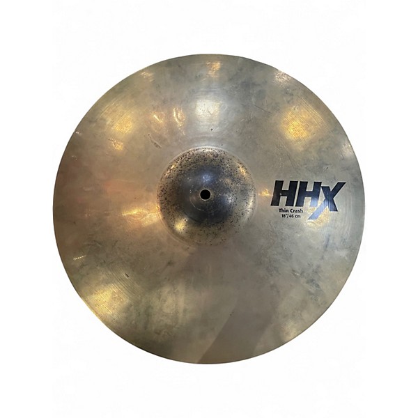Used SABIAN 18in hhx thin crash Cymbal