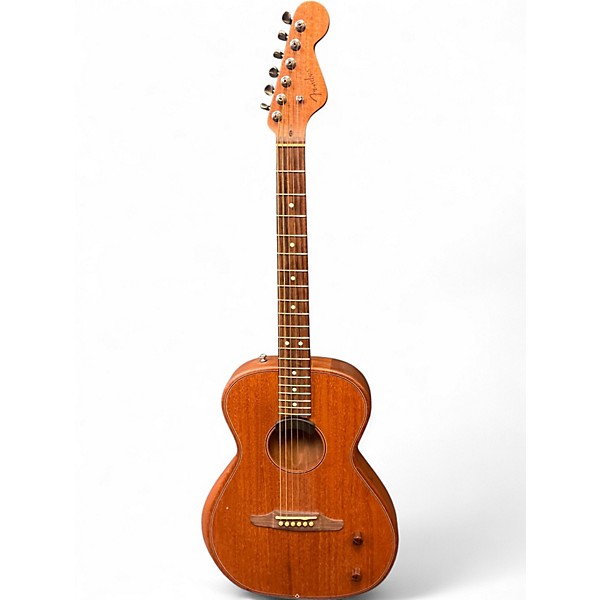 Used Fender HIGHWAY PARLOR MAHOGANY Acoustic Electric Guitar