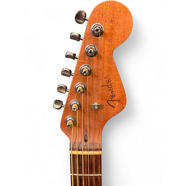 Used Fender HIGHWAY PARLOR MAHOGANY Acoustic Electric Guitar