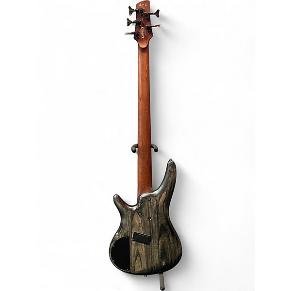 Used Ibanez SRFF805 Bass Workshop Multi-Scale Black Stain Electric Bass Guitar
