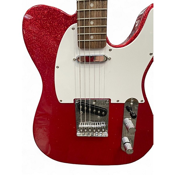 Used Squier Bullet Telecaster Red SPARKLE Solid Body Electric Guitar