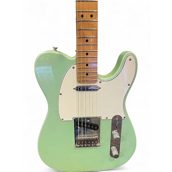 Used Fender Player Telecaster Surf Green Solid Body Electric Guitar
