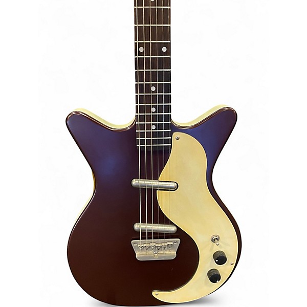 Used Danelectro DC-59 Dark Red Solid Body Electric Guitar