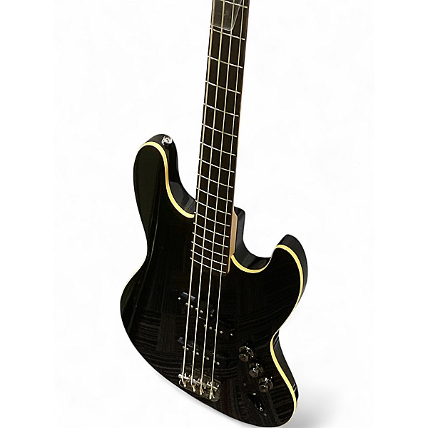 Used Fender Aerodyne Jazz Bass Black Electric Bass Guitar