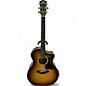 Used Taylor 214CE DLX Sunset Blvd Natural Acoustic Guitar thumbnail
