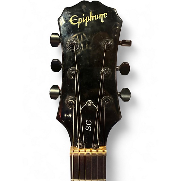 Used Epiphone SG G310 Black Solid Body Electric Guitar
