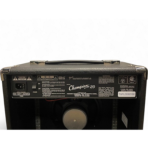 Used 2023 Fender Champion 20 Guitar Combo Amp