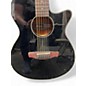 Used Ibanez Aeg5012vbk Black 12 String Acoustic Guitar