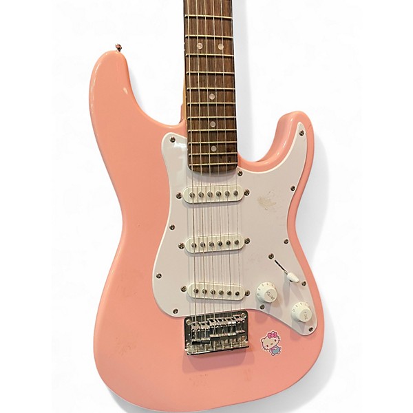 Used Squier Mini Affinity Stratocaster Shell Pink Electric Guitar