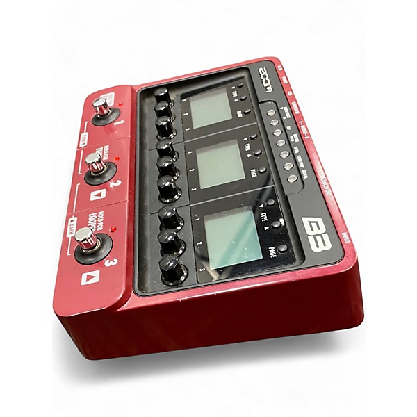 Used Zoom B3 Bass FX And Amp Simulator Bass Effect Pedal
