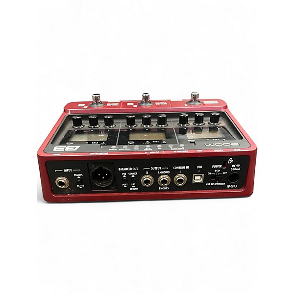 Used Zoom B3 Bass FX And Amp Simulator Bass Effect Pedal