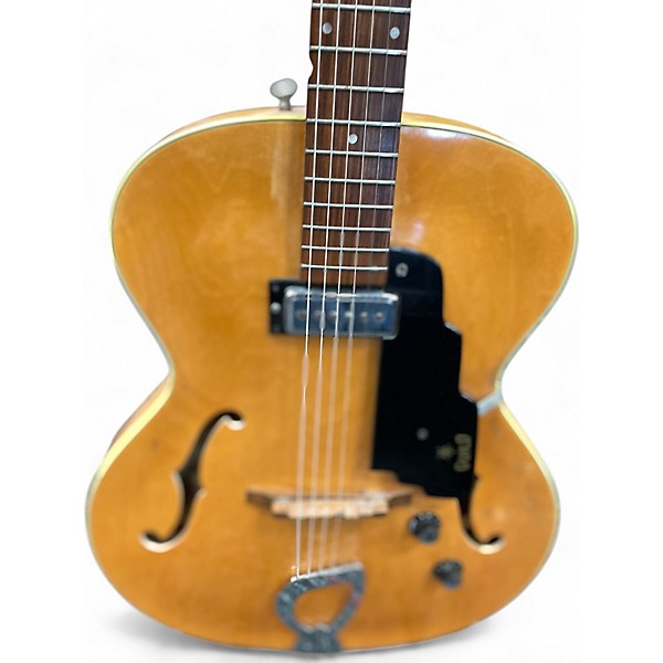 Vintage 1969 Guild T50 Blonde Hollow Body Electric Guitar
