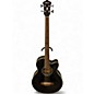 Used Ibanez AEB10E Black Acoustic Bass Guitar thumbnail