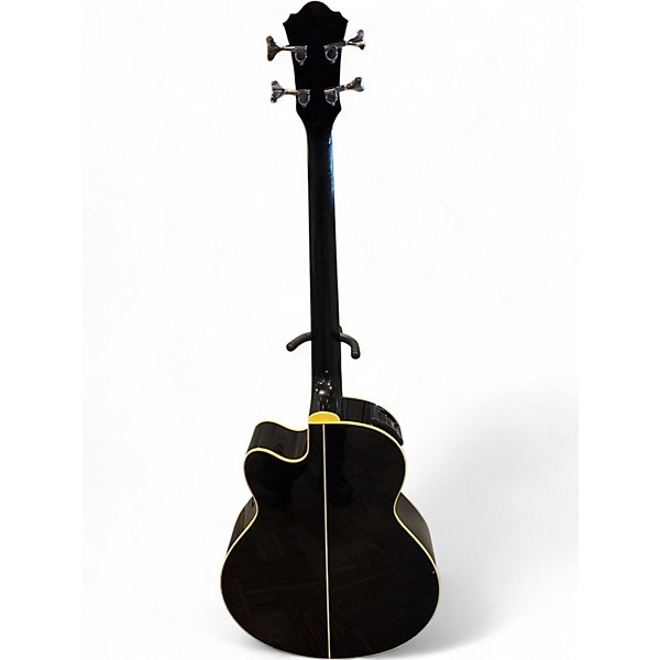 Used Ibanez AEB10E Black Acoustic Bass Guitar
