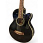 Used Ibanez AEB10E Black Acoustic Bass Guitar