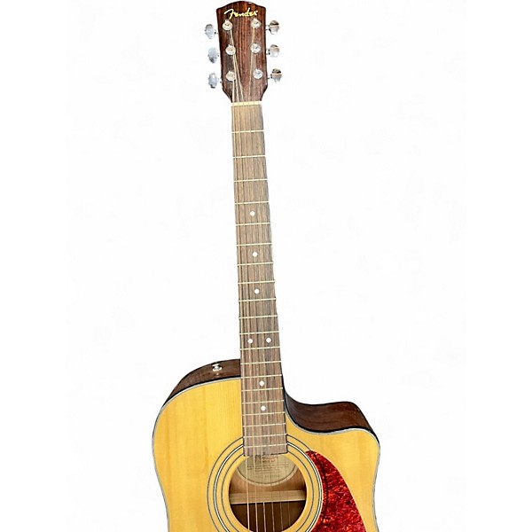 Used Fender CD140SCE Natural Acoustic Electric Guitar