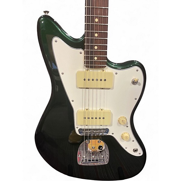 Used Fender player II jazzmaster british racing green Solid Body Electric Guitar