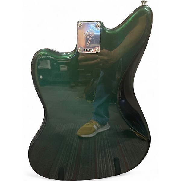 Used Fender player II jazzmaster british racing green Solid Body Electric Guitar