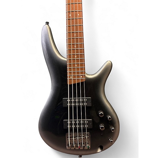 Used Ibanez SR505E Midnight Gray Burst Electric Bass Guitar