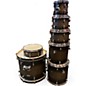 Used Pearl 7 Piece Decade Maple 7 Piece Drum Kit Satin Black Drum Kit thumbnail