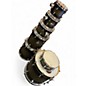Used Pearl 7 Piece Decade Maple 7 Piece Drum Kit Satin Black Drum Kit