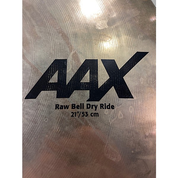 Used SABIAN 21in AAX Raw Bell Dry Ride Cymbal