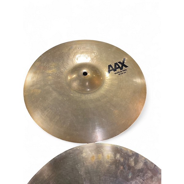 Used SABIAN 14in AAX Metal Hi Hat Pair Cymbal