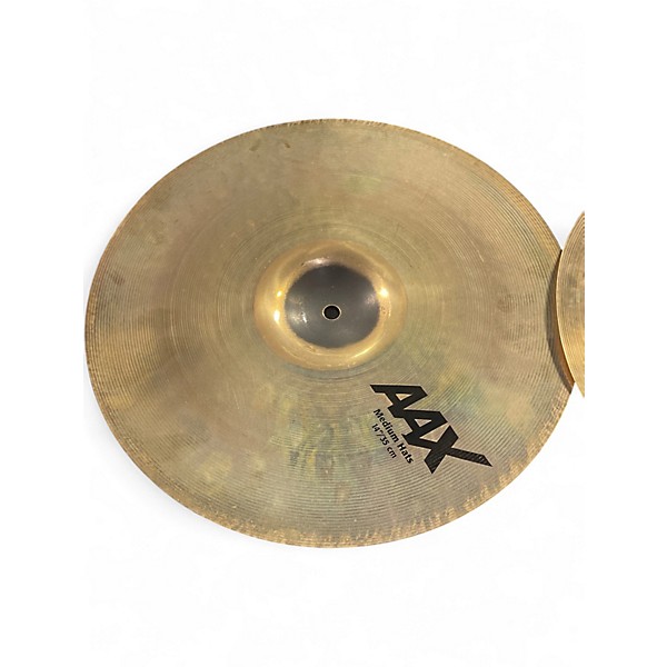 Used SABIAN 14in AAX Metal Hi Hat Pair Cymbal