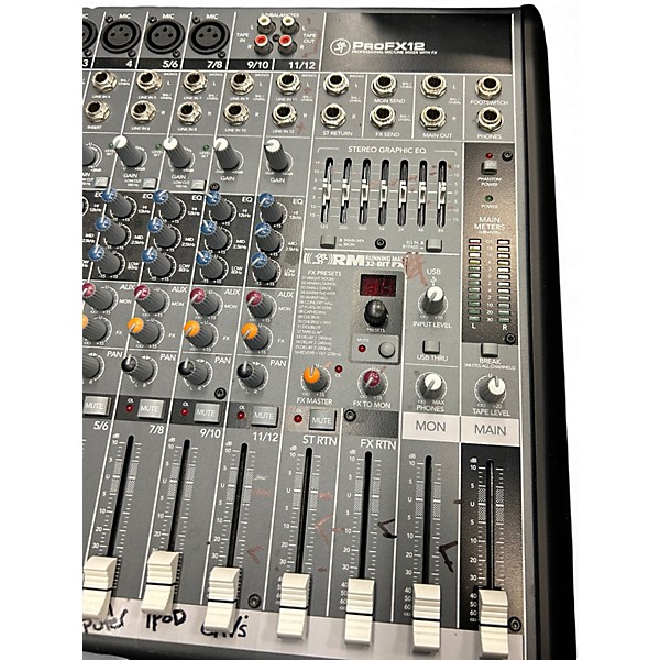 Used Mackie PROFX12 Unpowered Mixer