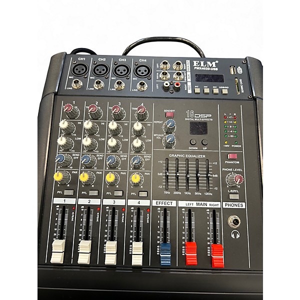 Used Elm PMX 402D-USB Powered Mixer
