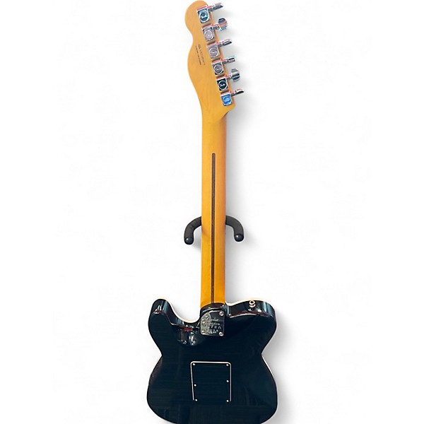 Used 2023 Fender American Ultra Luxe Deluxe Telecaster Floyd Black Metallic Solid Body Electric Guitar