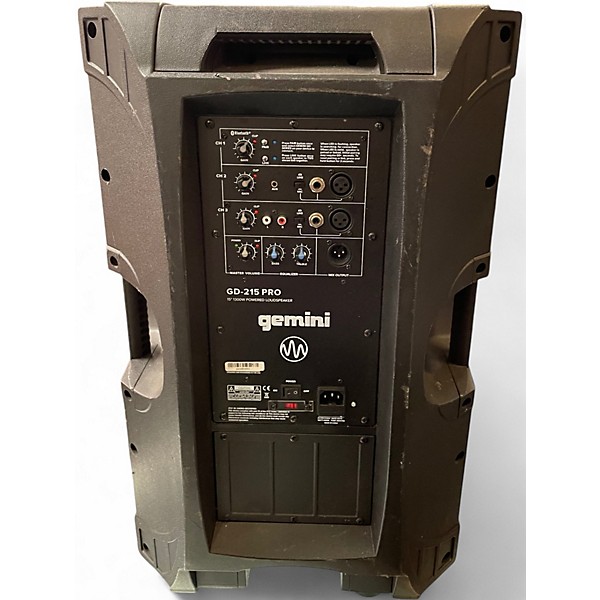 Used Gemini GD215 PRO Powered Speaker