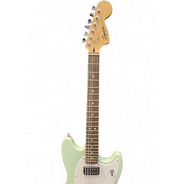 Used Squier Bullet Mustang HH Seafoam Green Solid Body Electric Guitar
