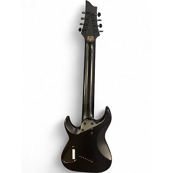 Used Schecter Guitar Research DAMIEN 8 Multiscale Satin Black Solid Body Electric Guitar