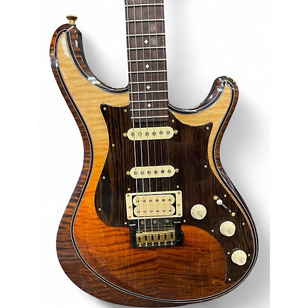 Used 2014 Knaggs Severn Tier 2 Wicked Burst Sunflower Solid Body Electric Guitar