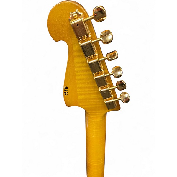 Used 2014 Knaggs Severn Tier 2 Wicked Burst Sunflower Solid Body Electric Guitar