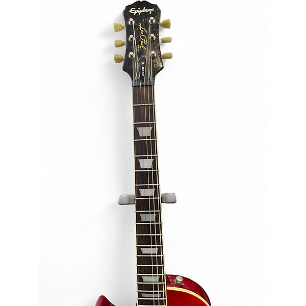 Used 1996 Epiphone Les Paul Left Handed 2 Color Sunburst Electric Guitar