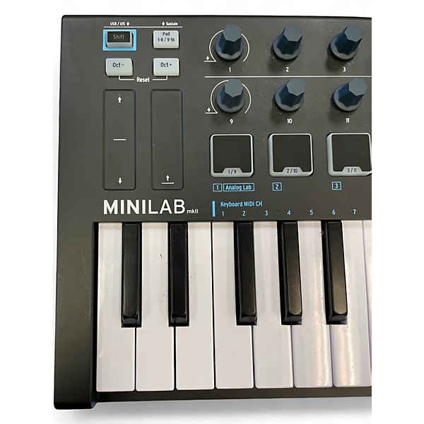 Used Arturia Minilab MKII MIDI Controller