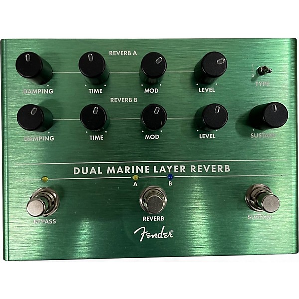 Used Fender DUAL MARINE LAYER REVERB Effect Pedal
