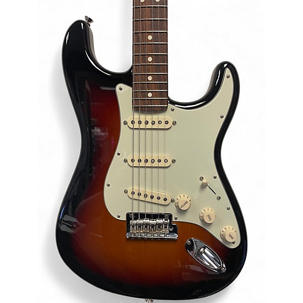 Used 2017 Fender American Professional Stratocaster SSS 3 Tone Sunburst Solid Body Electric Guitar