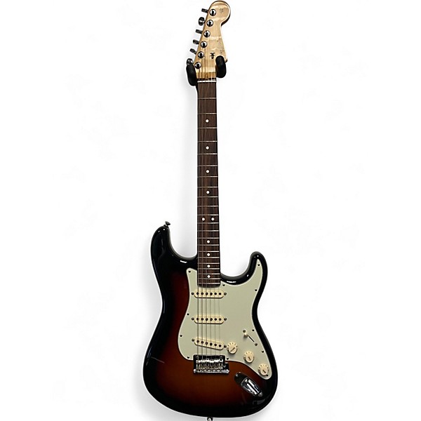 Used 2017 Fender American Professional Stratocaster SSS 3 Tone Sunburst Solid Body Electric Guitar