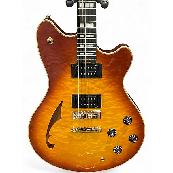 Used EVH SA-126 SPECIAL QM Tobacco Sunburst Hollow Body Electric Guitar