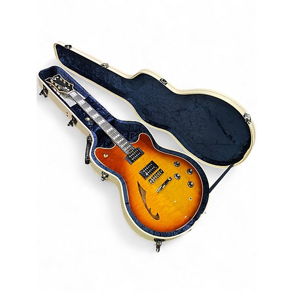 Used EVH SA-126 SPECIAL QM Tobacco Sunburst Hollow Body Electric Guitar